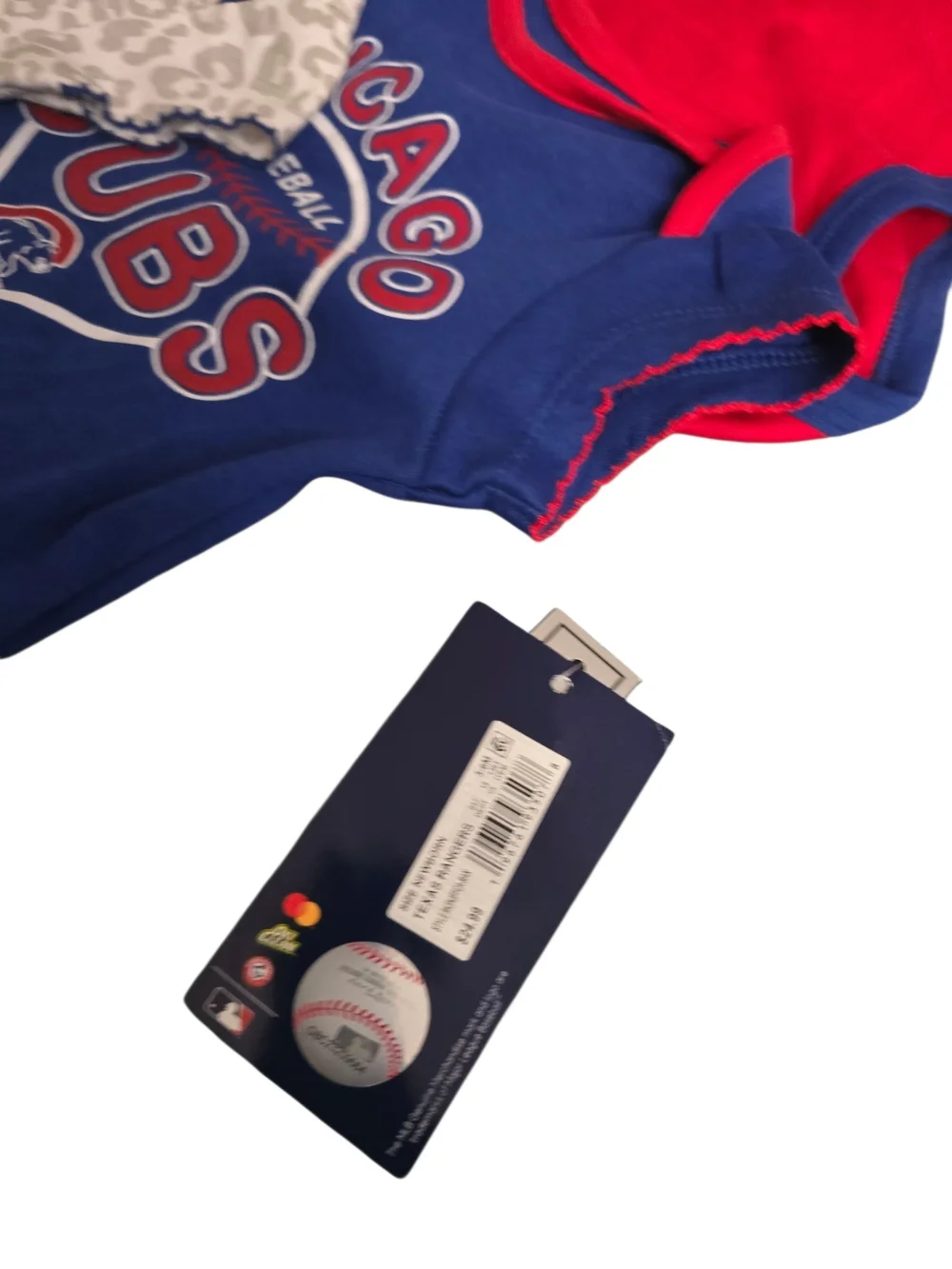 Genuine Merchandise Chicago Cubs Red Blue White Baby Bodysuit 3-Pack
